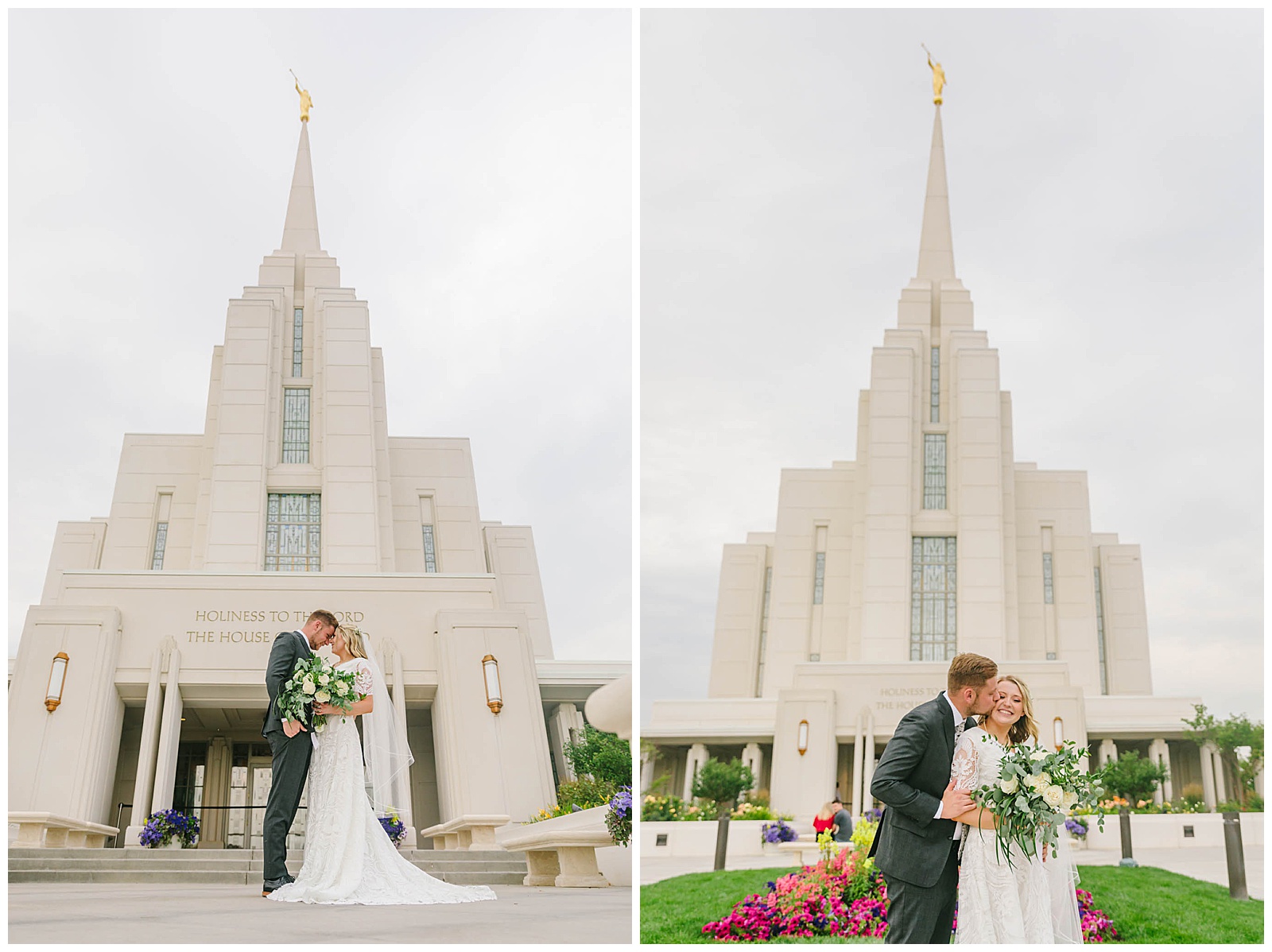Rexburg Idaho Temple LDS wedding