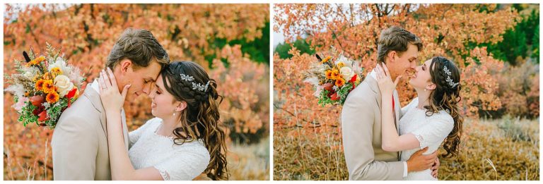 Gibson Jack Pocatello Bridals in the Fall | www.kendrasuephotos.com