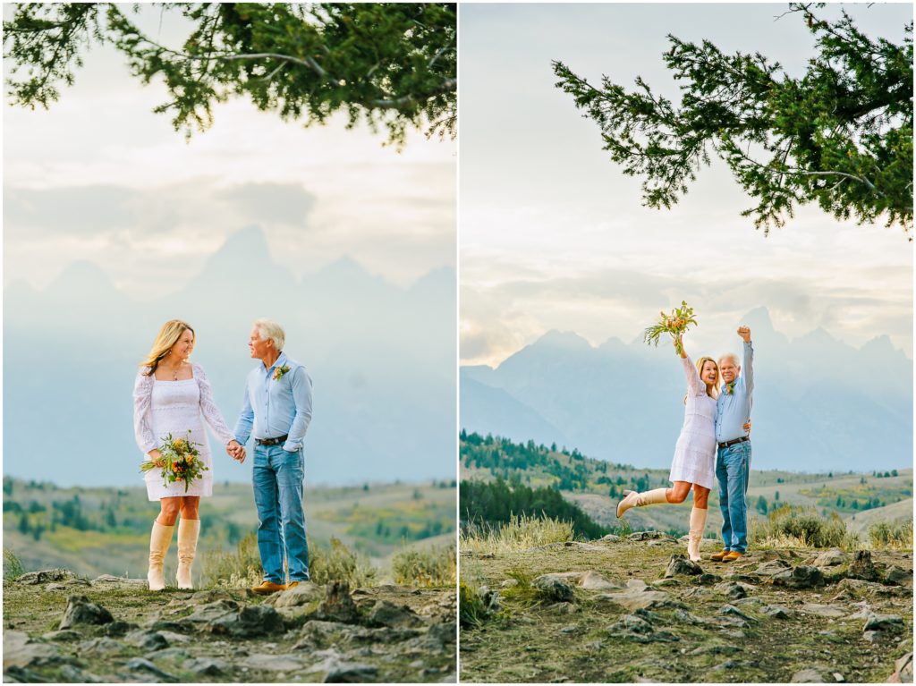 Grand Teton Elopements Small dispersed ceremony sites