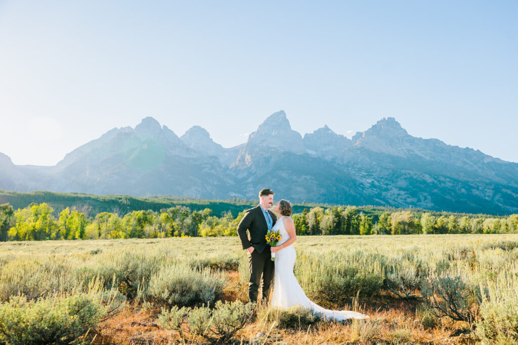 Teton Glacier Turnout Teton Road Grand Teton elopement