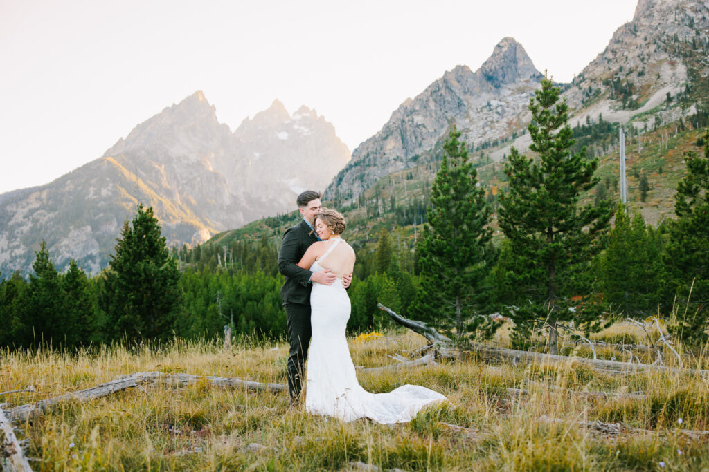 String Lake elopement wedding Grand Teton