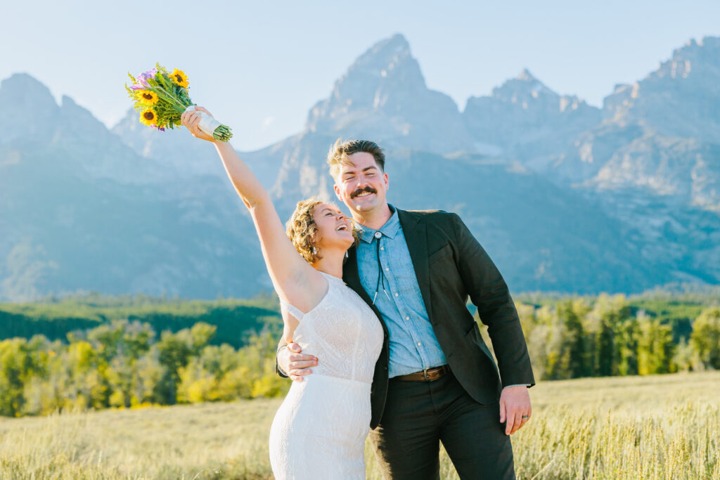 Teton Glacier Turnout Teton Road Grand Teton elopement