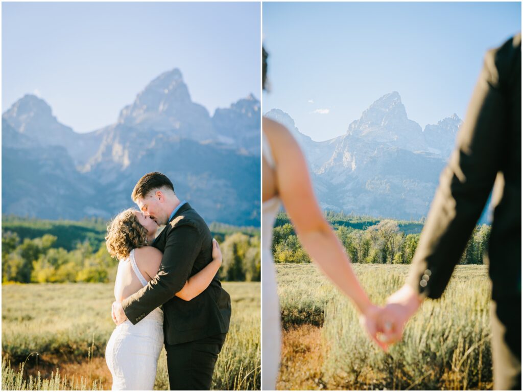 Teton Glacier Turnout Teton Road Grand Teton elopement