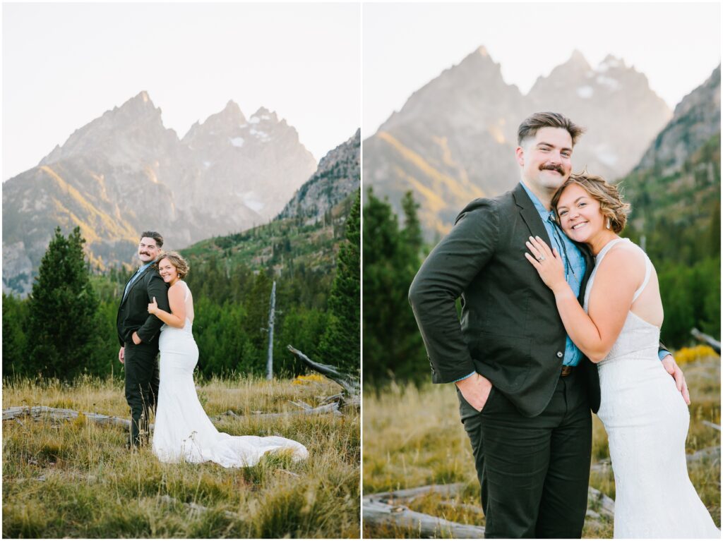 String Lake elopement wedding Grand Teton