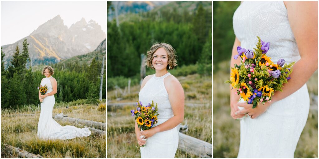 Teton Glacier Turnout Teton Road Grand Teton elopement