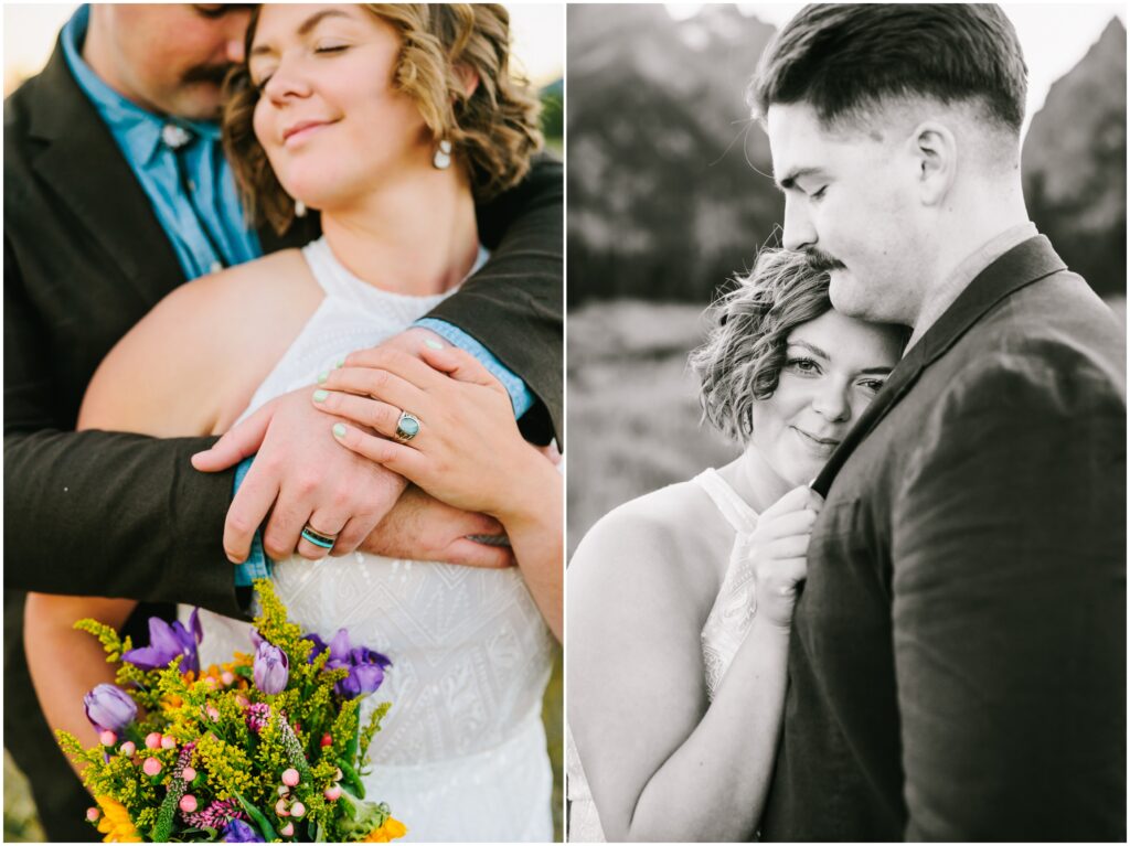 Blacktail Ponds Overlook Elope Grand Teton wedding