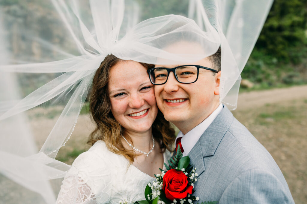 Island Park Summer wedding mountains Idaho photographer red roses 