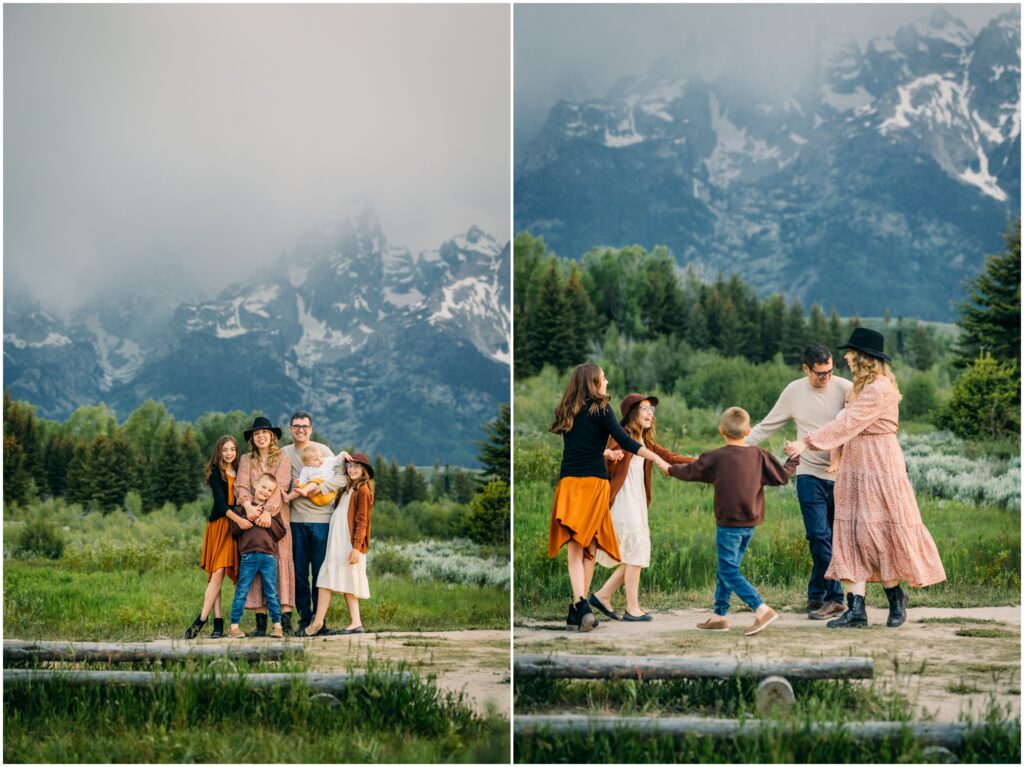 Schwabacher Landing Family Photographer Grand Teton National Park summer