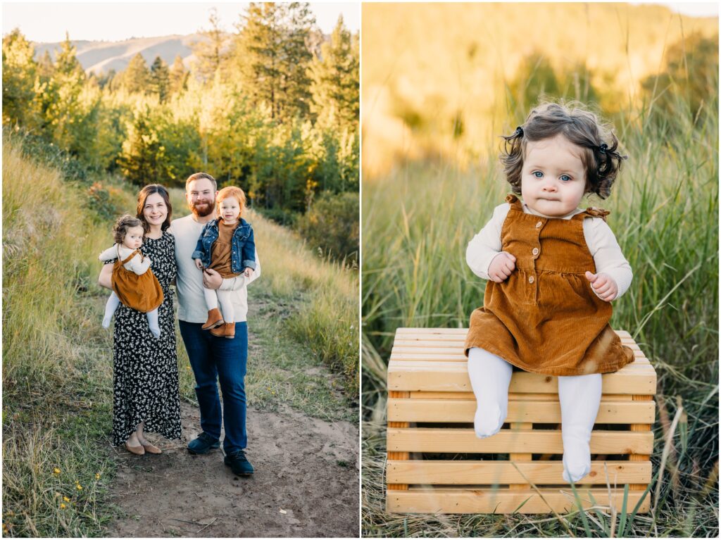 Idaho Falls family photographer mountain session fall