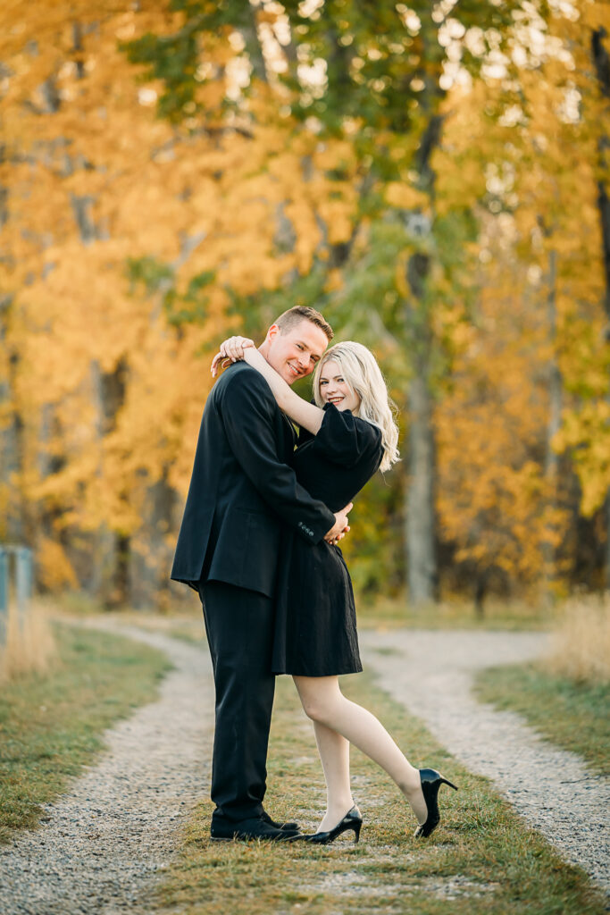 Idaho Falls Idaho Premier Wedding and Engagement Photographer luxury fall session casual elegance