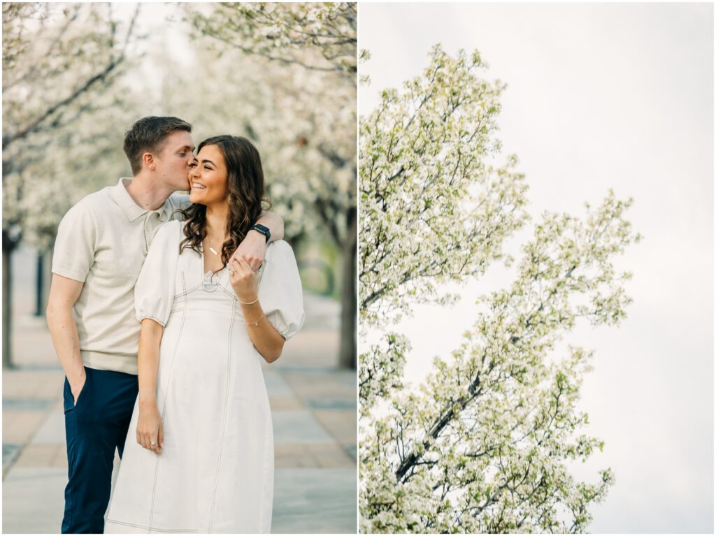 idaho falls engagement photos Snake River Landing spring