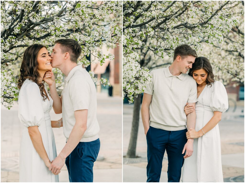 idaho falls engagement photos Snake River Landing spring