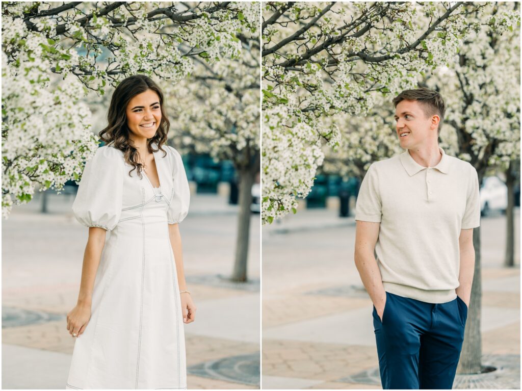 idaho falls engagement photos Snake River Landing spring