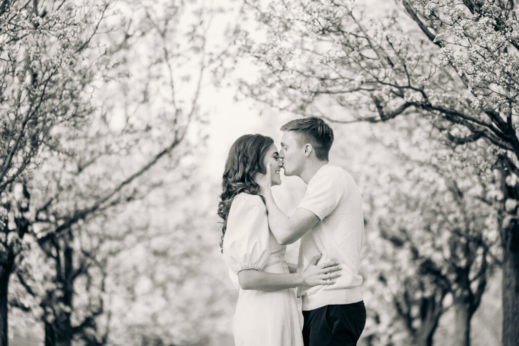 idaho falls engagement photos Snake River Landing spring