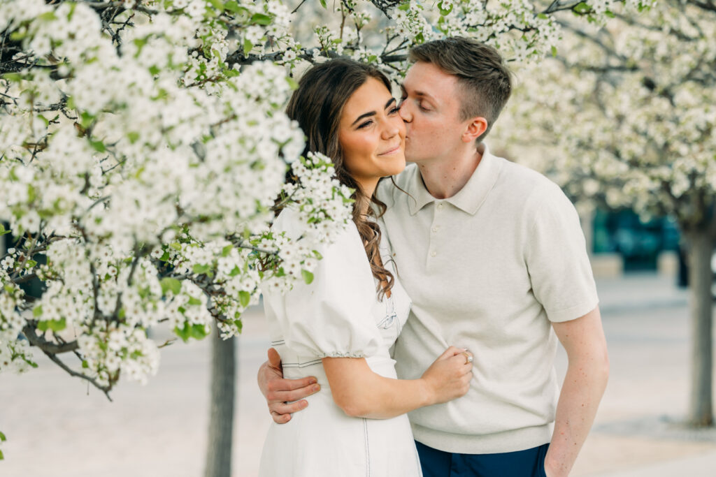 idaho falls engagement photos Snake River Landing spring