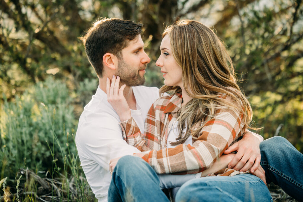 Swan Valley Idaho engagements sunshine mountains