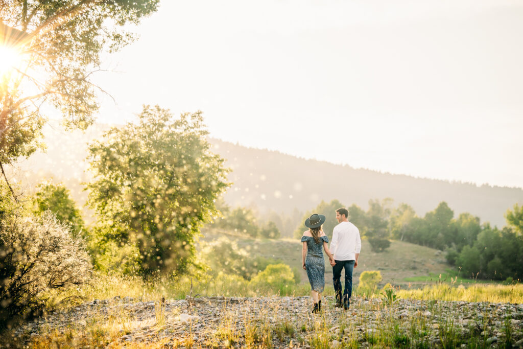 Swan Valley Idaho engagements sunshine mountains