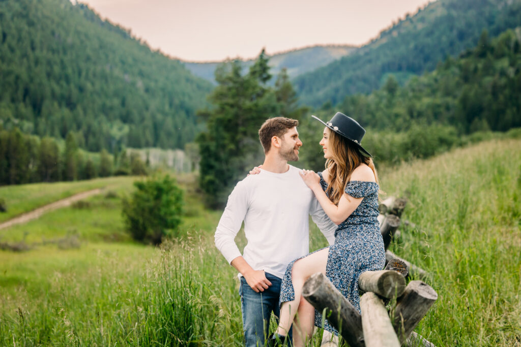 engagements dress palisades dam idaho