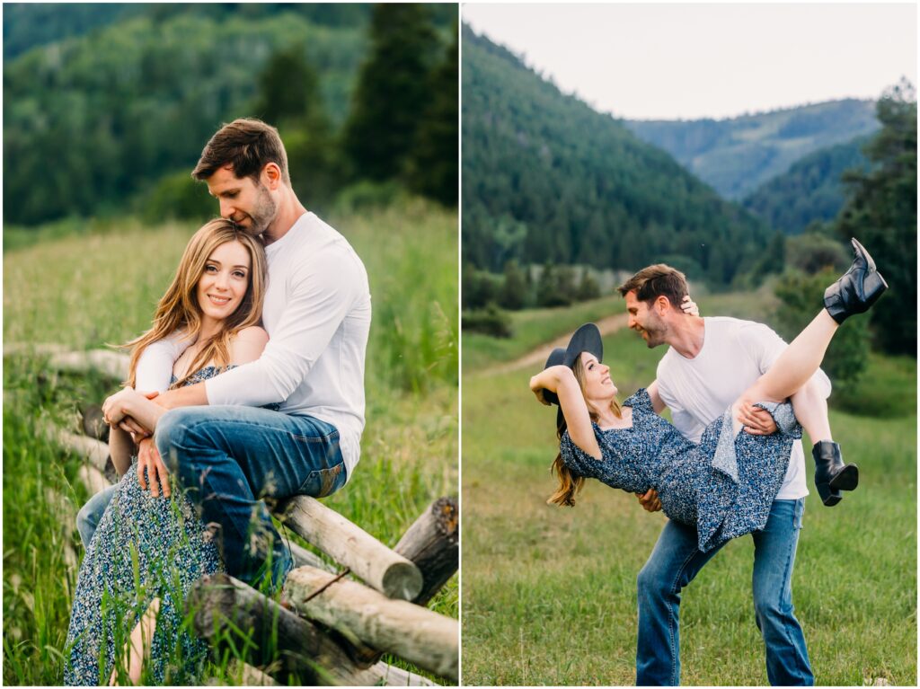 engagements dress palisades dam idaho