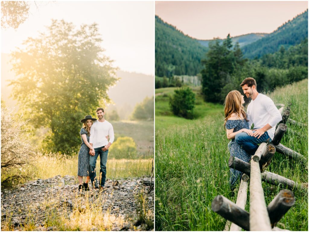 engagements dress palisades dam idaho