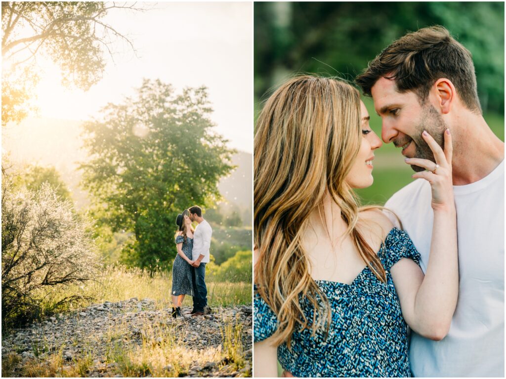 Swan Valley Idaho engagements sunshine mountains