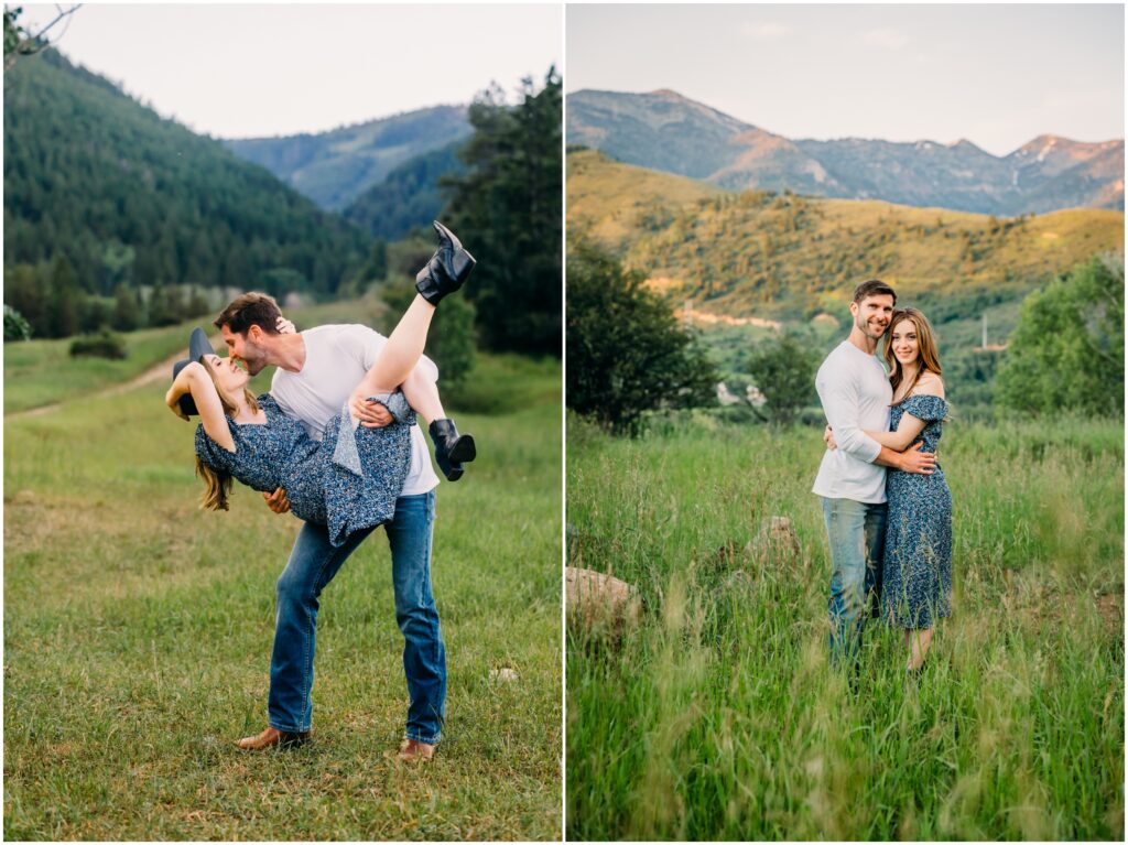 Swan Valley Idaho engagements sunshine mountains