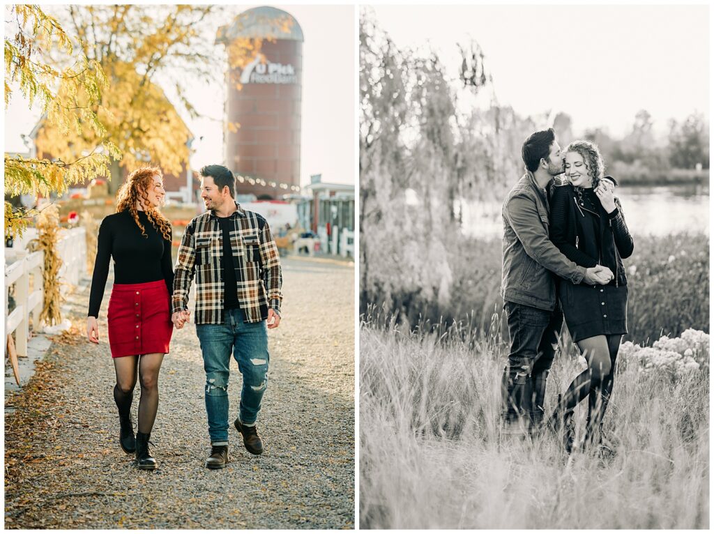 Upick Red Barn Pumpkin Idaho Falls engagement photo session