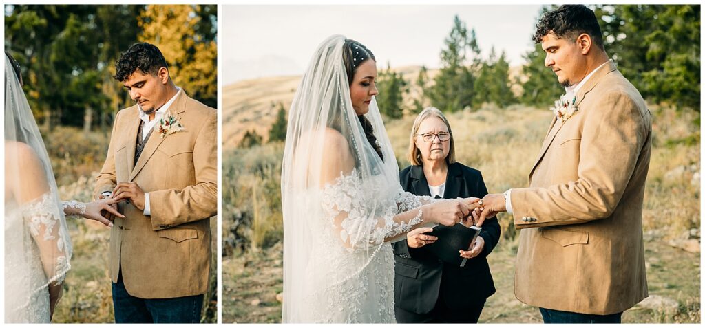 Sunset Wedding at The Wedding Tree Bridger-Teton Park