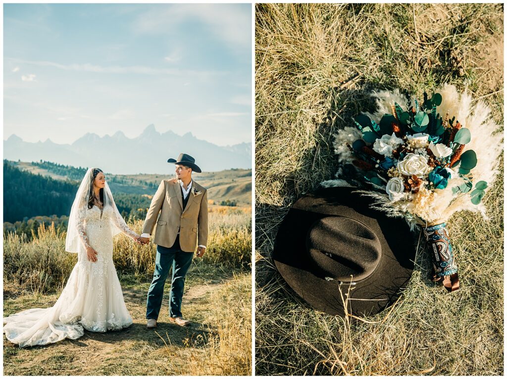 Sunset Wedding at The Wedding Tree Bridger-Teton Park