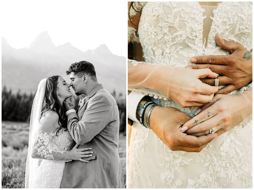 Sunset Wedding at The Wedding Tree Bridger-Teton Park