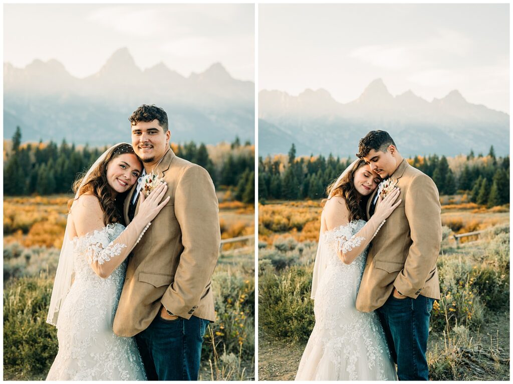 Sunset Wedding at The Wedding Tree Bridger-Teton Park