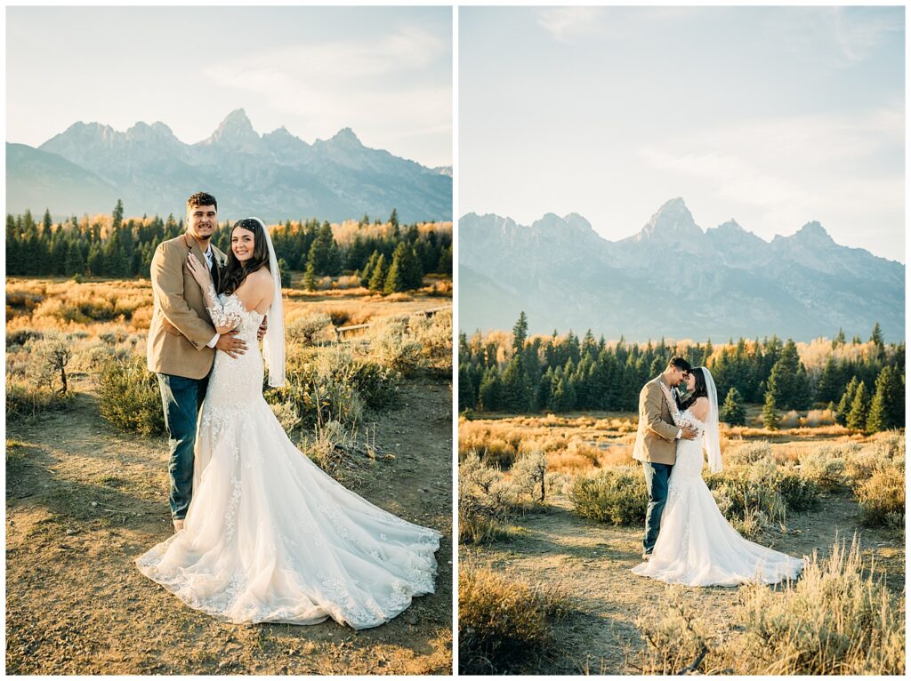 Sunset Wedding at Grand Teton National Park