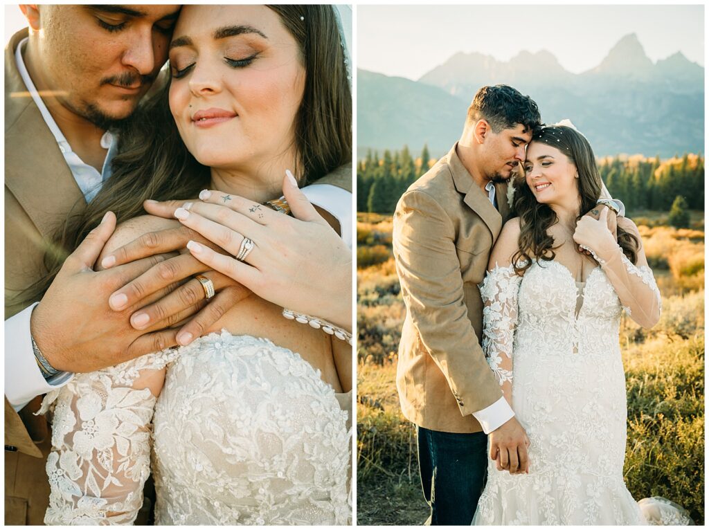 Sunset Wedding at Grand Teton National Park