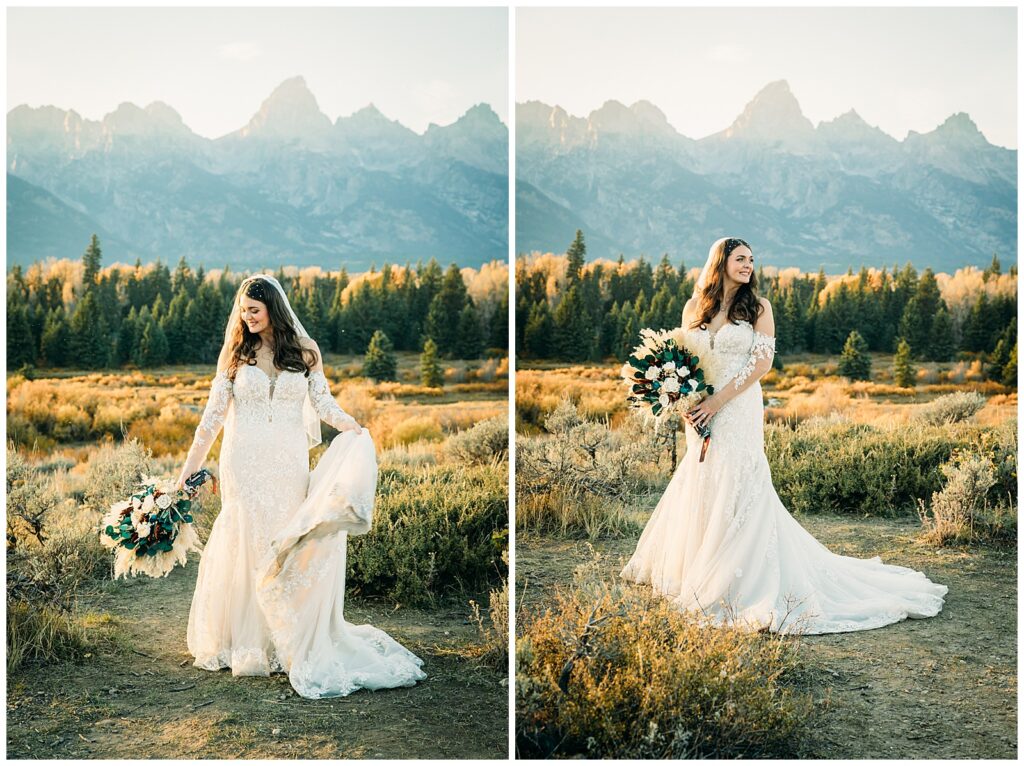 Sunset Wedding at Grand Teton National Park