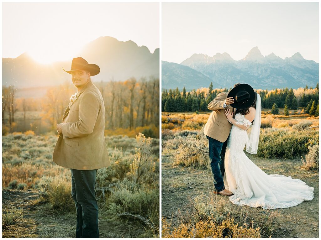 Sunset Wedding at Grand Teton National Park