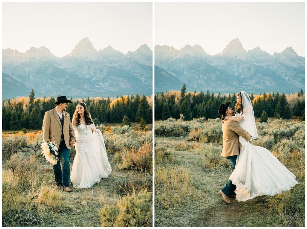 Moose Creek Ranch Wedding Idaho Grand Teton Reception