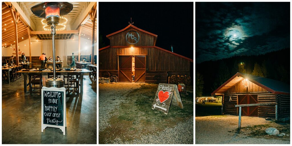 Moose Creek Ranch Wedding Idaho Grand Teton Reception