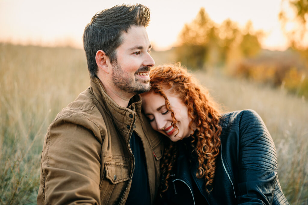 Rich fall idaho falls engagement photo session gem lake