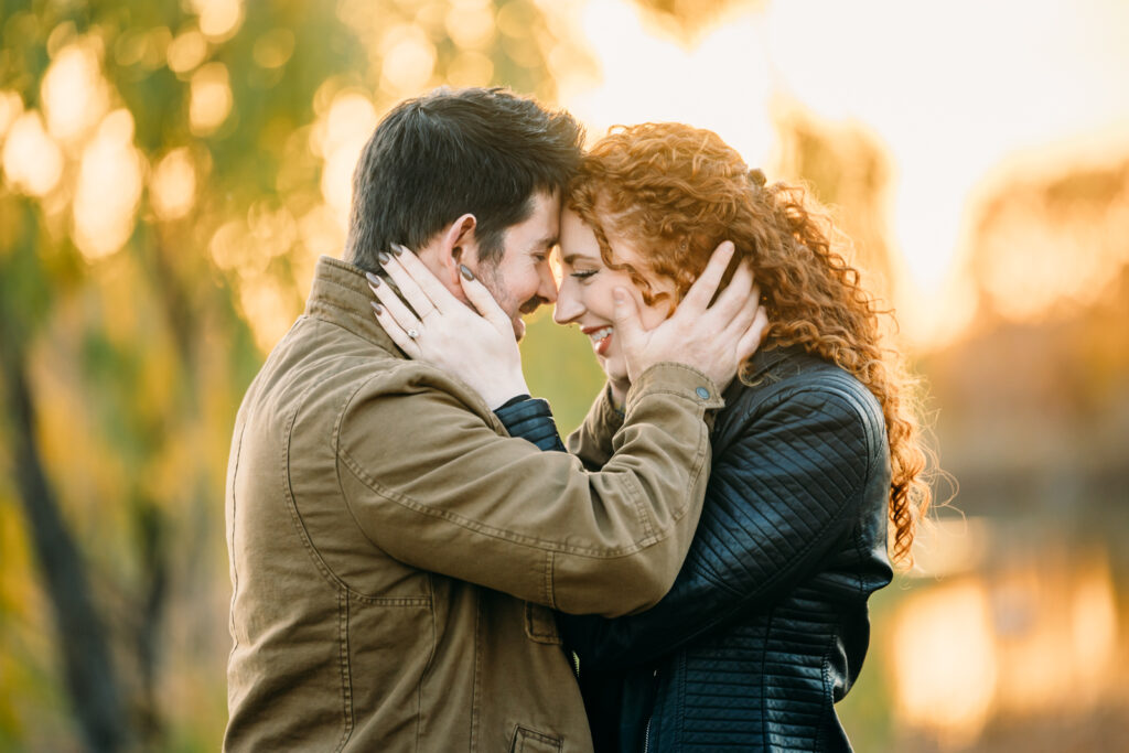 Rich fall idaho falls engagement photo session gem lake