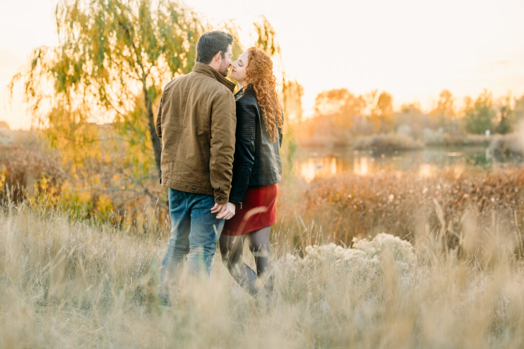Rich fall idaho falls engagement photo session gem lake