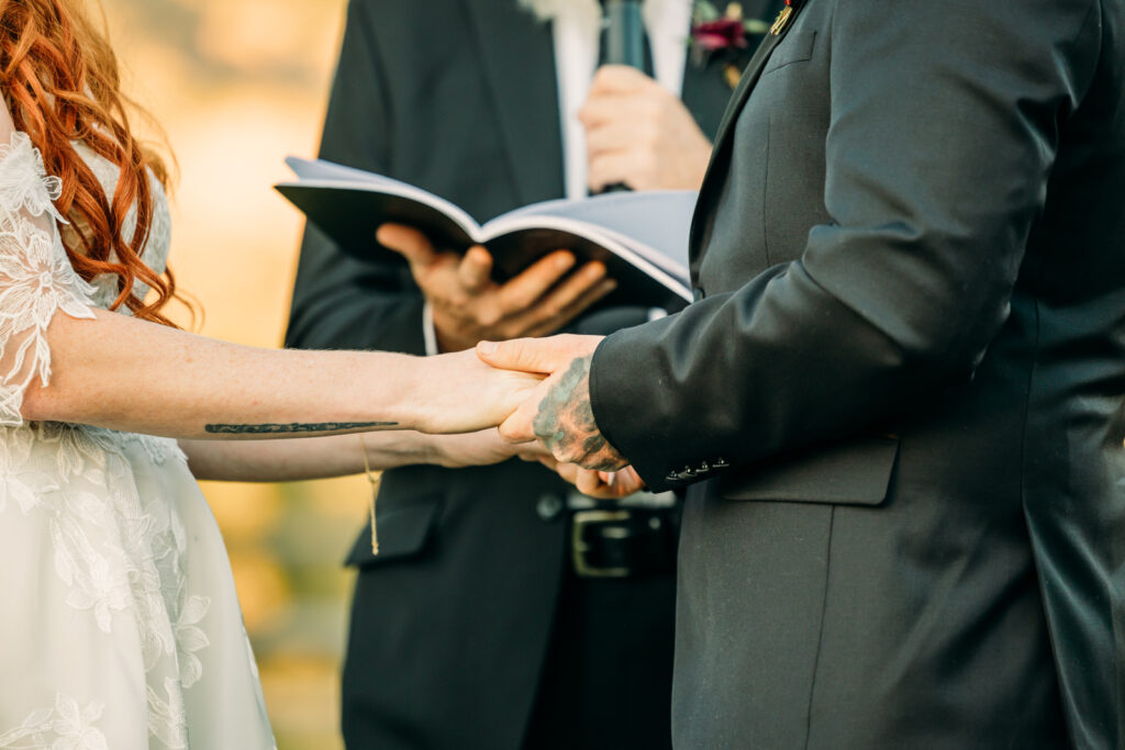Fall inspired wedding in the mountains of Kelly Canyon Idaho Snake River