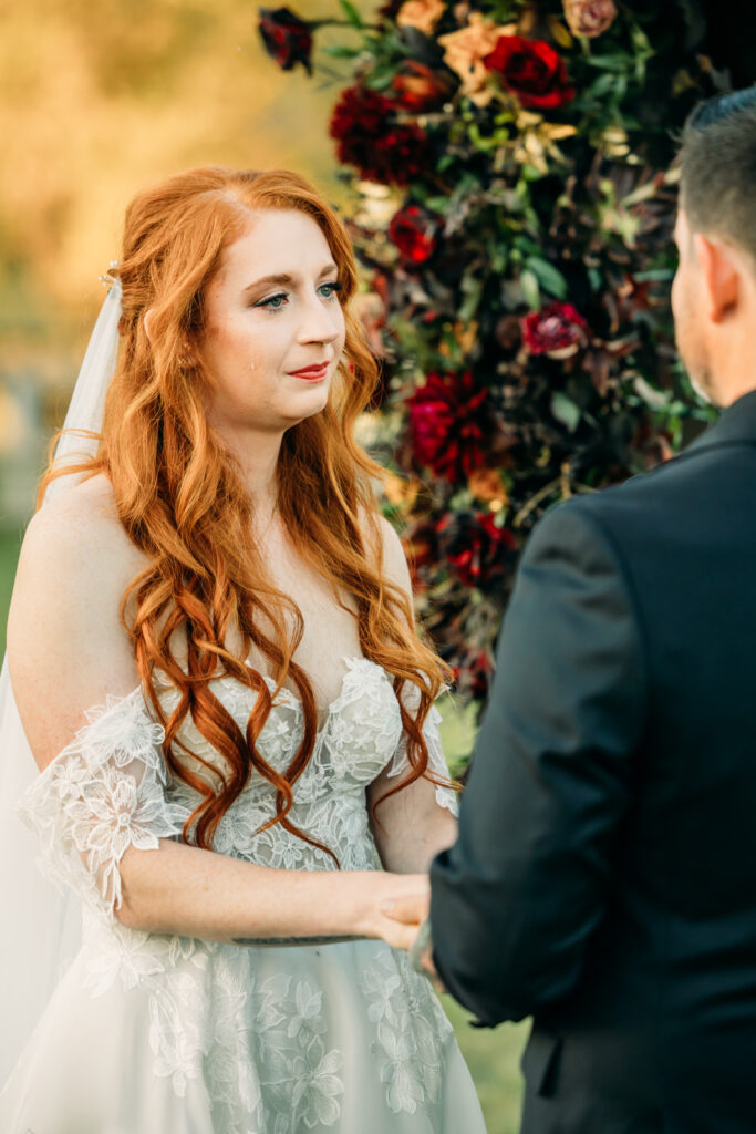 Fall inspired wedding in the mountains of Kelly Canyon Idaho Snake River