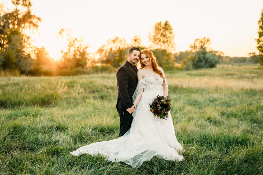 Fall inspired wedding in the mountains of Kelly Canyon Idaho Snake River Meadow