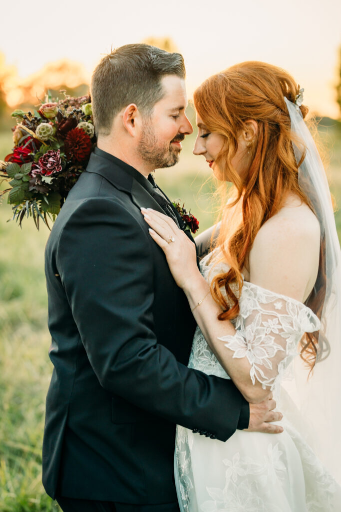 Fall inspired wedding in the mountains of Kelly Canyon Idaho Snake River