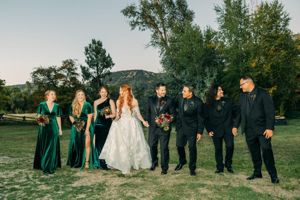 Fall inspired wedding in the mountains of Kelly Canyon Idaho