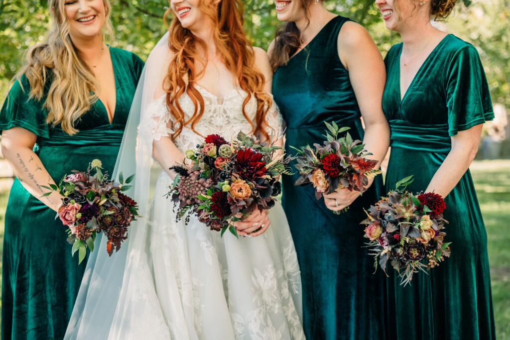 Fall inspired wedding in the mountains of Kelly Canyon Idaho