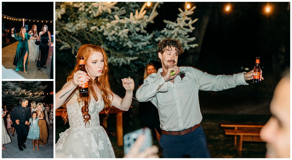 Fall inspired wedding in the mountains of Kelly Canyon Idaho Snake River