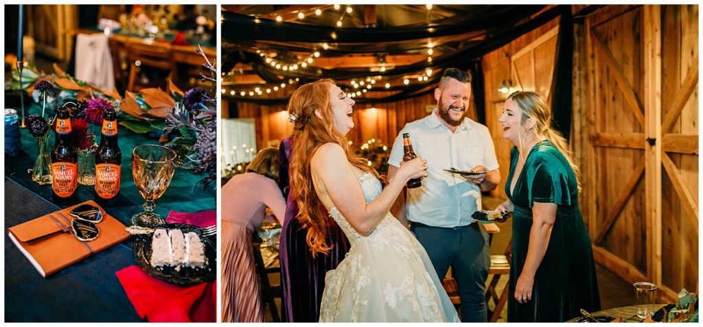 Fall inspired wedding in the mountains of Kelly Canyon Idaho Snake River