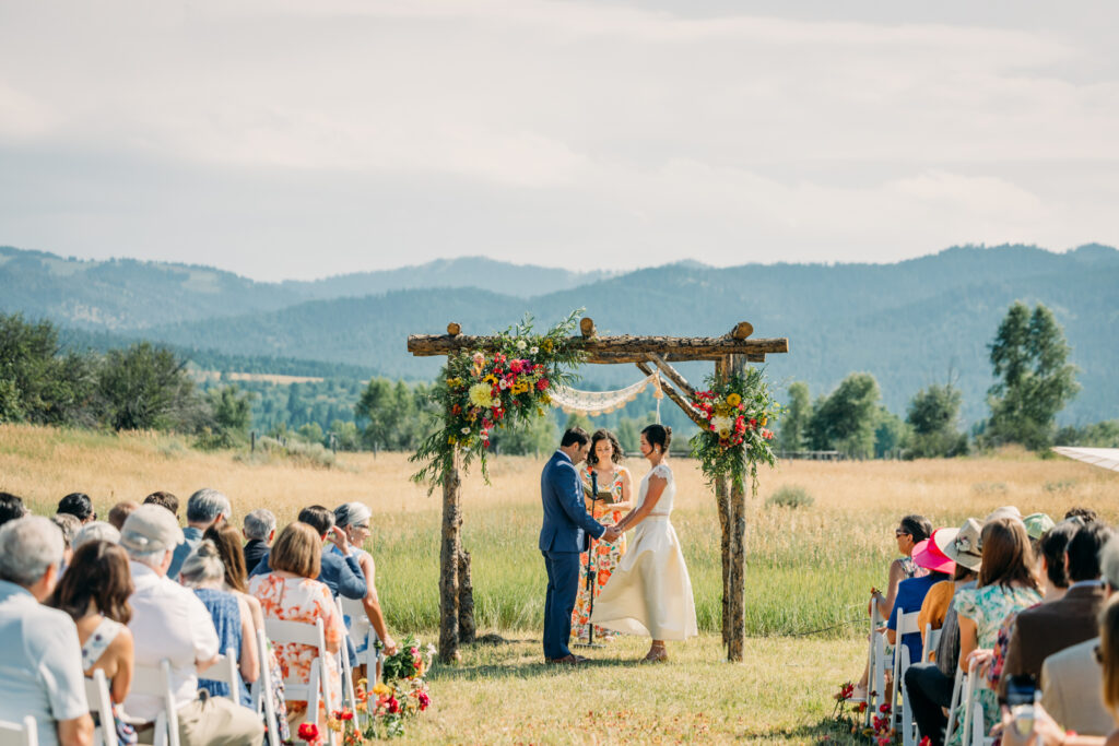 Teton Valley Wedding Victor Sweet Hollow Farm Organic vegetables