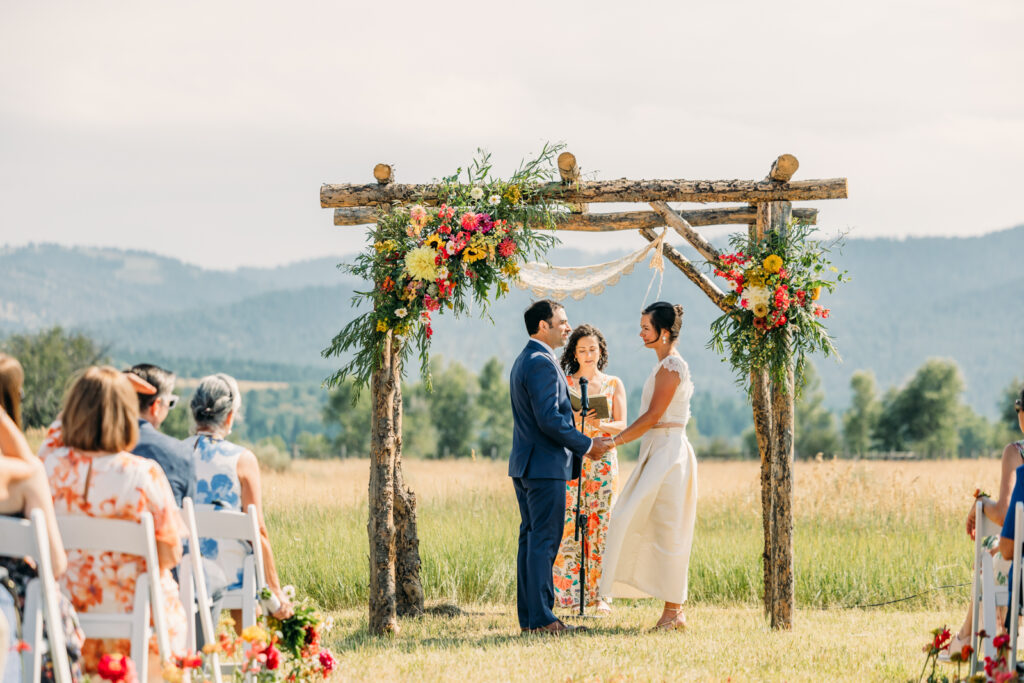 Teton Valley Wedding Victor Sweet Hollow Farm Organic vegetables